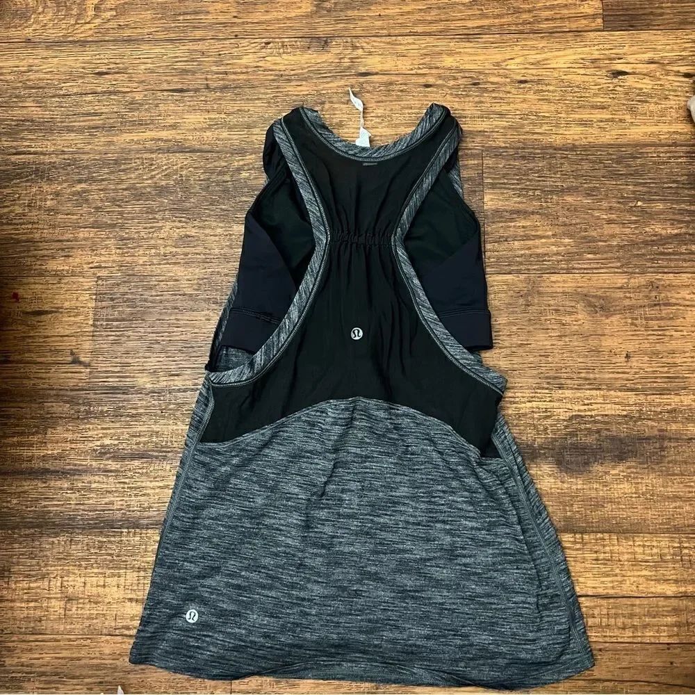 Women's LULULEMON Work The Circuit Tank Heathered Black/Black size 6